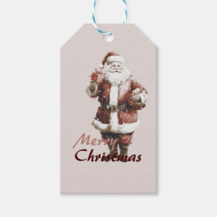 Étiquettes-cadeau Balise cadeau du Père Noël