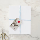 Étiquettes-cadeau Balise cadeau DUCKS AND RED MOON (Avec de laficelle)