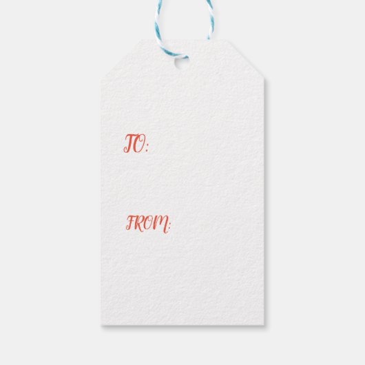 Étiquettes-cadeau Balise cadeau DUCKS AND RED MOON (Dos)