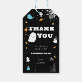 Étiquettes-cadeau Balise cadeau d'un Merci Éffrayant (Devant)