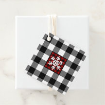 Balise cadeau Fabriqué pour Plaid, Flocon de neige