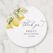 Étiquettes Cadeau Balise cadeau Fête des mariées Citron vert (Devant)