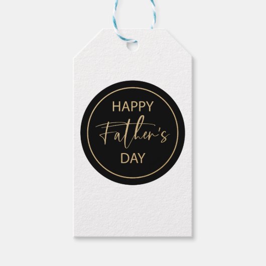 Étiquettes-cadeau Balise cadeau fête des pères (Devant)