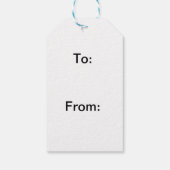 Étiquettes-cadeau Balise cadeau Fleurs rouges (Dos)