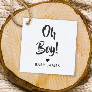 Étiquettes Cadeau Balise cadeau garçon, Balise cadeau Baby shower, K