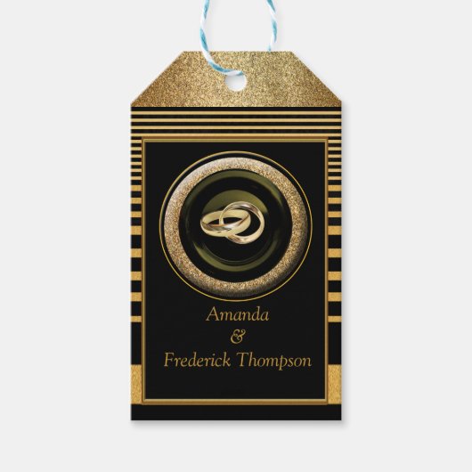 Étiquettes-cadeau Balise cadeau Gatsby Inspiration (Devant)
