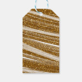 Étiquettes-cadeau Balise cadeau Gold Parties scintillant & White Spa (Dos)