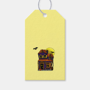 Étiquettes-cadeau Balise cadeau Halloween Haunted House