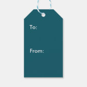 Étiquettes-cadeau Balise cadeau Hanoukka 8 nuits folles (Dos)