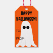 Étiquettes-cadeau Balise cadeau Happy Halloween (Devant)