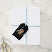 Étiquettes-cadeau Balise cadeau HAPPY MONSTER (Avec de laficelle)