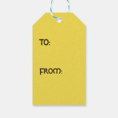 Étiquettes-cadeau Balise cadeau HAPPY MONSTER (Dos)