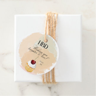 Étiquettes Cadeau Balise cadeau HBD pour une personne spéciale