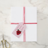 Étiquettes-cadeau Balise cadeau Heureuse Sainte-Valentin avec points (With Twine)