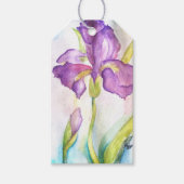 Étiquettes-cadeau Balise Cadeau Iris Violet (Devant)