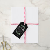 Étiquettes-cadeau Balise cadeau Joyeux Garland (Avec de la ficelle)