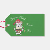 Étiquettes-cadeau Balise cadeau Joyeux Noël Snowbell (Dos Horizontal)