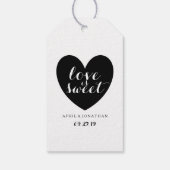 Étiquettes-cadeau Balise cadeau - L'amour est doux (Dos)