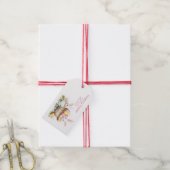 Étiquettes-cadeau Balise cadeau lapin de Pâques/panier (Avec de la ficelle)