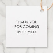 Étiquettes Cadeau Balise Cadeau Love Beyond Measure, Balises Mariage (Dos)