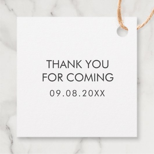 Étiquettes Cadeau Balise Cadeau Love Beyond Measure, Balises Mariage (Dos)