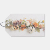 Étiquettes-cadeau Balise cadeau mariage de automne (Dos (Horizontal))