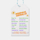 Étiquettes-cadeau Balise cadeau ménopausal (Dos)