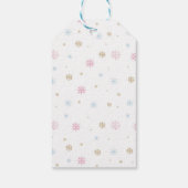 Étiquettes-cadeau Balise cadeau Merci d'anniversaire rose (Dos)