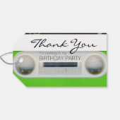 Étiquettes-cadeau Balise-cadeau Merci de 55e anniversaire Retro W (Dos (Horizontal))