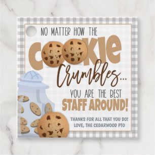 Étiquettes Cadeau Balise cadeau Merci de biscuits