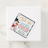 Étiquettes Cadeau Balise Cadeau Merci de Noël (En situation)