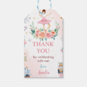 Étiquettes-cadeau Balise Cadeau Merci Favor pour Noisette rose (Devant)