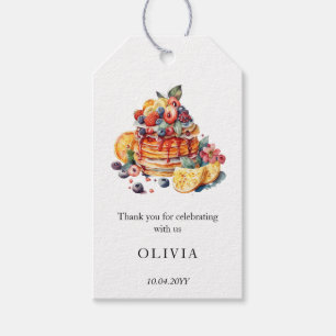 Étiquettes-cadeau Balise Cadeau Merci Favoriser le brunch au crêpe