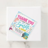 Étiquettes Cadeau Balise cadeau Merci ménagère (En situation)