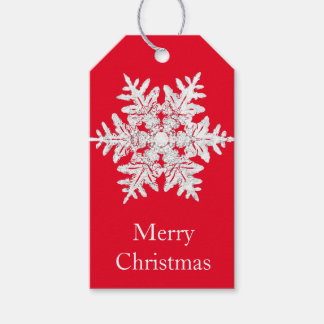 Étiquettes-cadeau Balise cadeau MERRY CHRISTMAS BENTLEY SNOWFLAKE