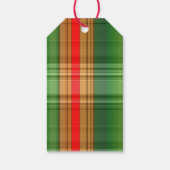 Étiquettes-cadeau Balise cadeau Noël vert et rouge (Dos)
