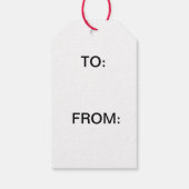 Étiquettes-cadeau Balise Cadeau Nutcracker (Dos)