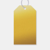 Étiquettes-cadeau Balise cadeau or Sparkler (Dos)