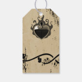 Étiquettes-cadeau Balise cadeau papier Vintage Halloween (Dos)