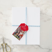 Étiquettes-cadeau Balise cadeau Père Noël d'Afrique (Avec de laficelle)