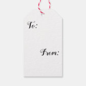 Étiquettes-cadeau Balise cadeau Père Noël Victorian (Dos)