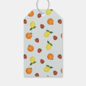 Étiquettes-cadeau Balise cadeau personnalisé Citron Favoriser le boî (Dos)