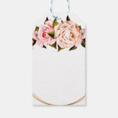 Étiquettes-cadeau Balise cadeau personnalisé Flower (Dos)