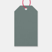 Étiquettes-cadeau Balise cadeau photo de Noël Lettré à la main (Dos)