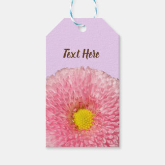 Étiquettes-cadeau Balise cadeau photo personnalisée Fleur Rose Daisy