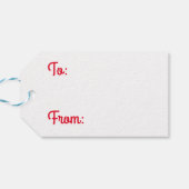 Étiquettes-cadeau Balise cadeau Pine Cones (Dos Horizontal)