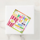 Étiquettes Cadeau Balise Cadeau Popcorn (En situation)