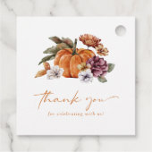 Étiquettes Cadeau Balise Cadeau pour bébé un peu Citrouille (Dos)