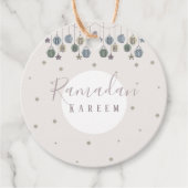 Étiquettes Cadeau Balise cadeau Ramadan kareem (Devant)