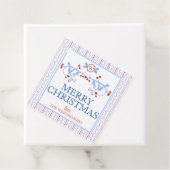 Étiquettes Cadeau Balise cadeau Red Blue Grand Millennial Favoriser (En situation)